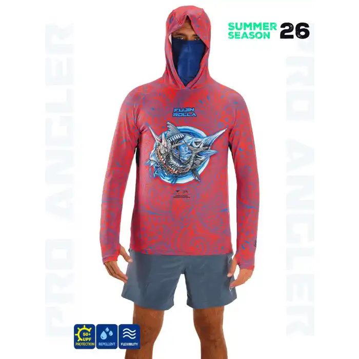 Fujin Rolla S26 Buff&Hoodie Swordfish Red