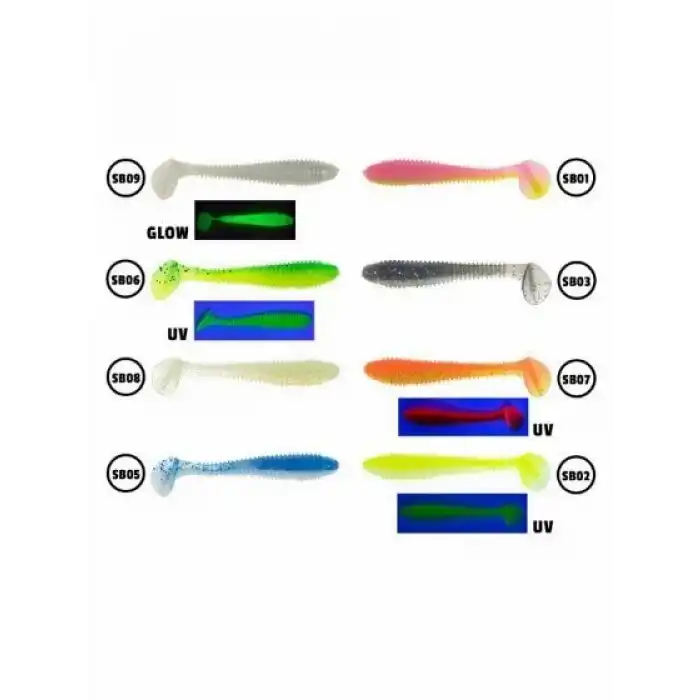 Fujin Round Bait 100mm Silikon Balık