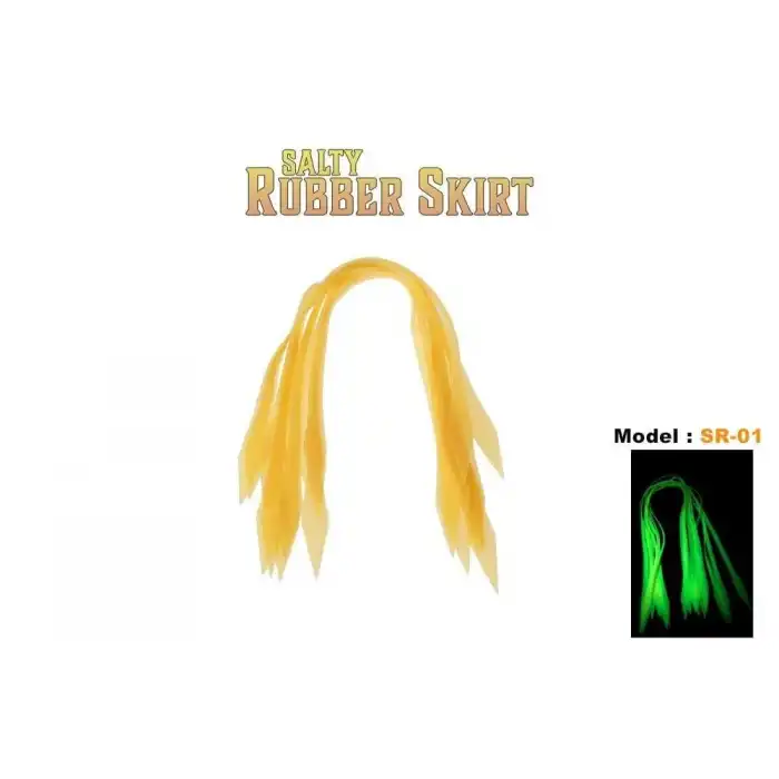 Fujin Rubber Skirt Düz Püskül Set #SR-01