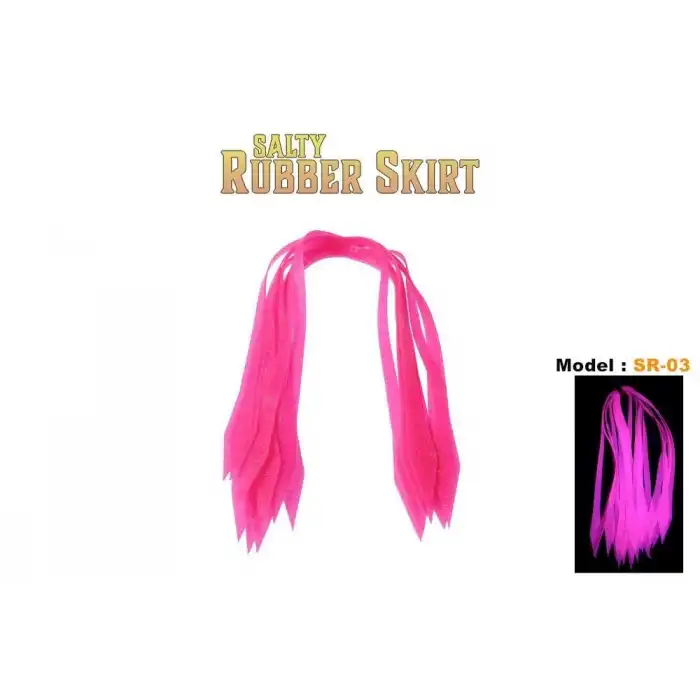 Fujin Rubber Skirt Düz Püskül Set #SR-03