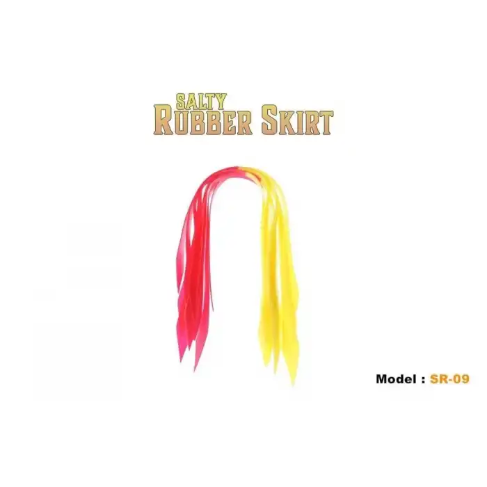 Fujin Rubber Skirt Düz Püskül Set #SR-09