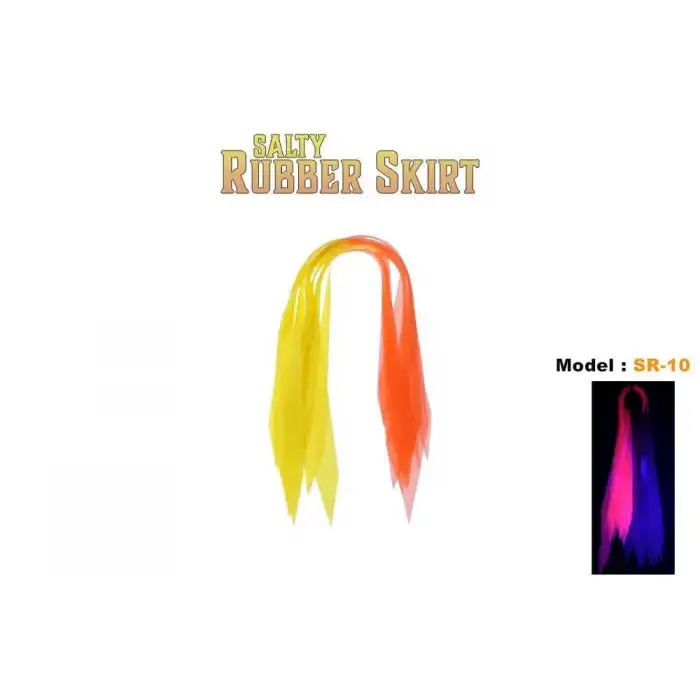 Fujin Rubber Skirt Düz Püskül Set #SR-10