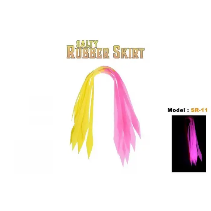 Fujin Rubber Skirt Düz Püskül Set #SR-11