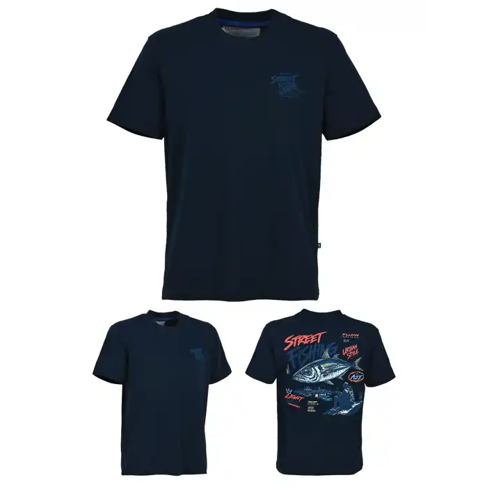Fujin S26 Street Fishing T-Shirt Dark Navy