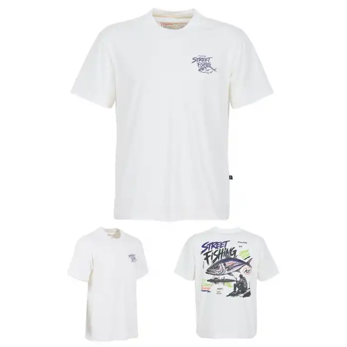 Fujin S26 Street Fishing T-Shirt Ecru