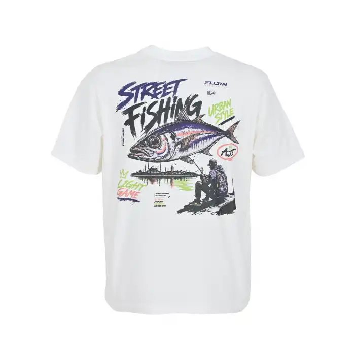 Fujin S26 Street Fishing T-Shirt Ecru