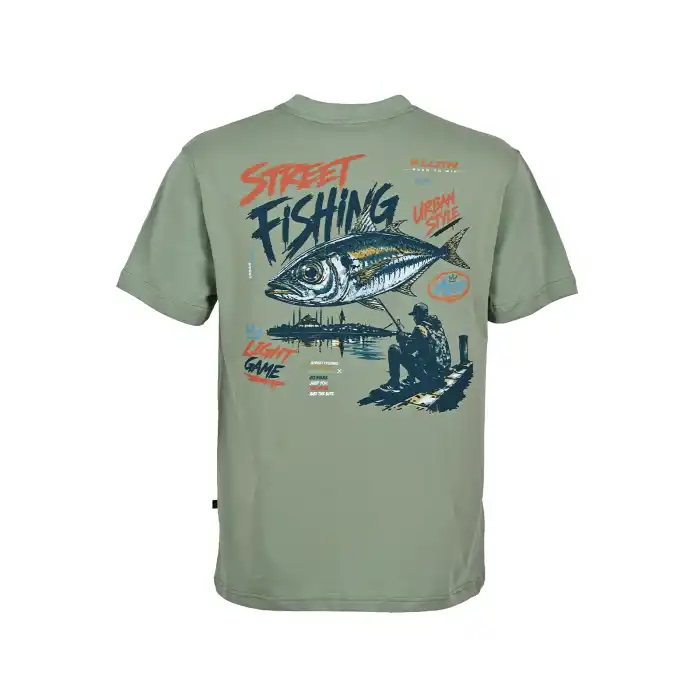 Fujin S26 Street Fishing T-Shirt Green
