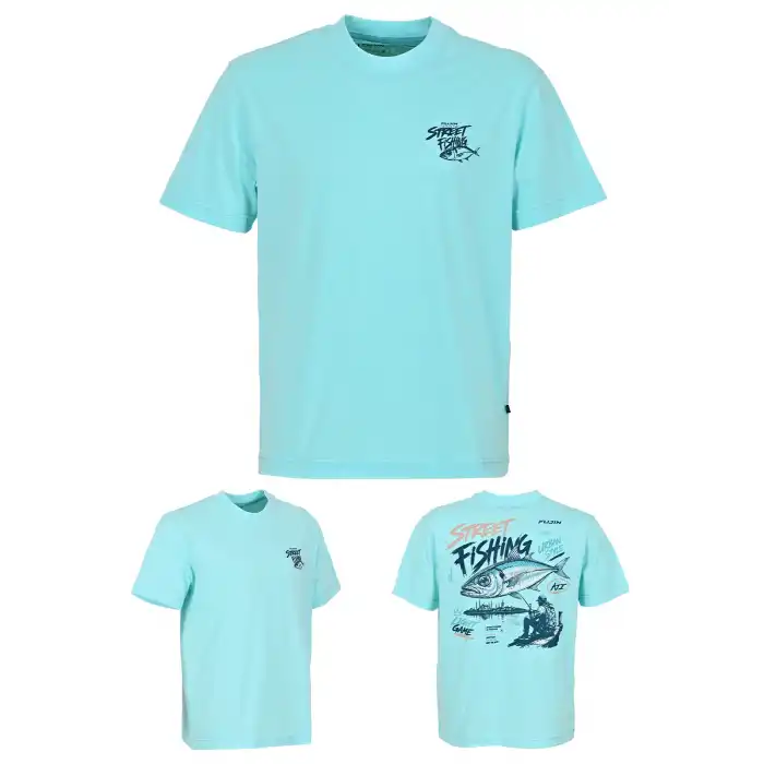 Fujin S26 Street Fishing T-Shirt Turquoise