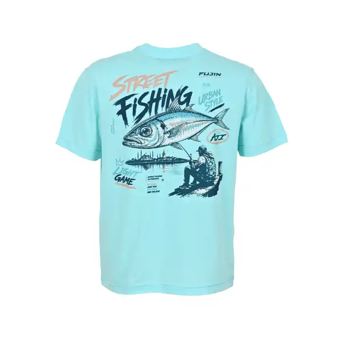 Fujin S26 Street Fishing T-Shirt Turquoise