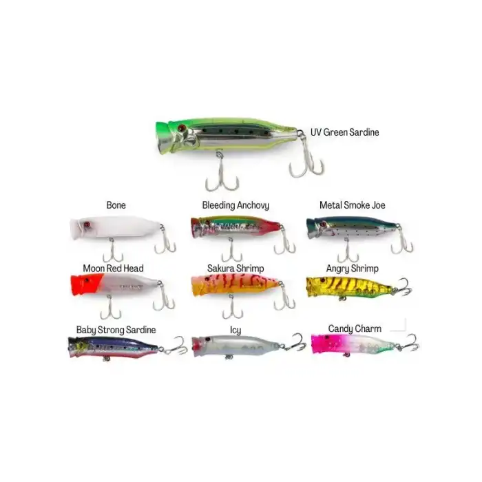 Fujin Salt Popper 70mm 9.5gr Su Üstü Maket Balık