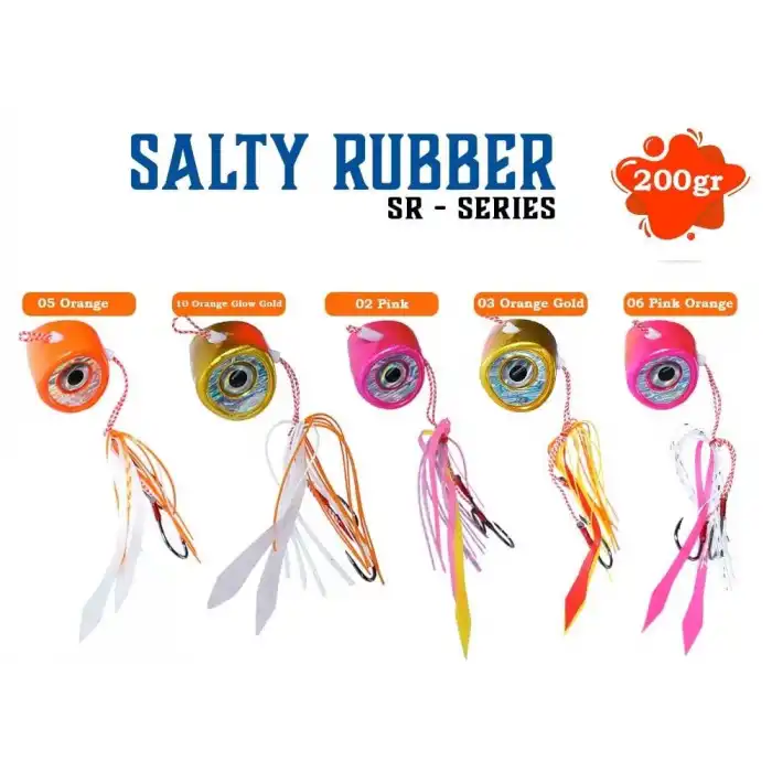 Fujin Salty Rubber 200gr SR Serisi Tai Rubber Set