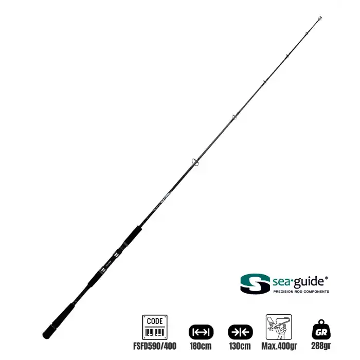 Fujin Sea Force Deep S 180cm Max 400gr Tekne Kamış