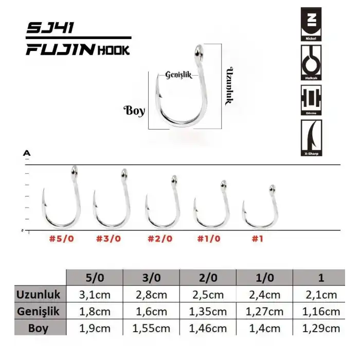 Fujin SJ41 Delikli Assist Kancası