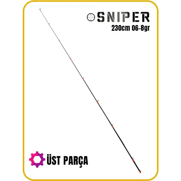 Fujin Sniper 230cm 06-8gr Üst Parça Orange