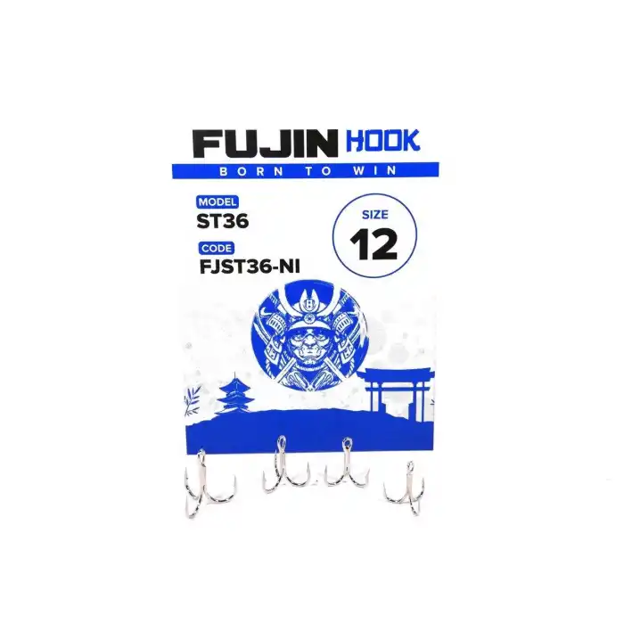 Fujin ST36 Üçlü Maket Balık iğnesi Nickel