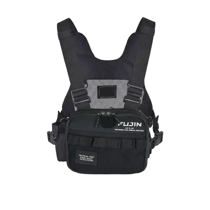 Fujin Tactical Vest Black Balıkçı Çantası