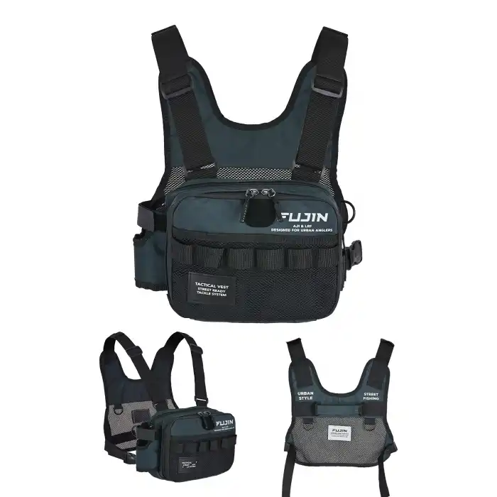 Fujin Tactical Vest Indigo Balıkçı Çantası