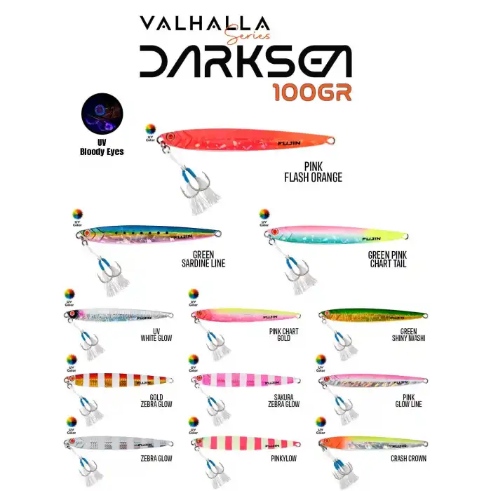 Fujin Valhalla Darksea 100gr Metal Jig Yem
