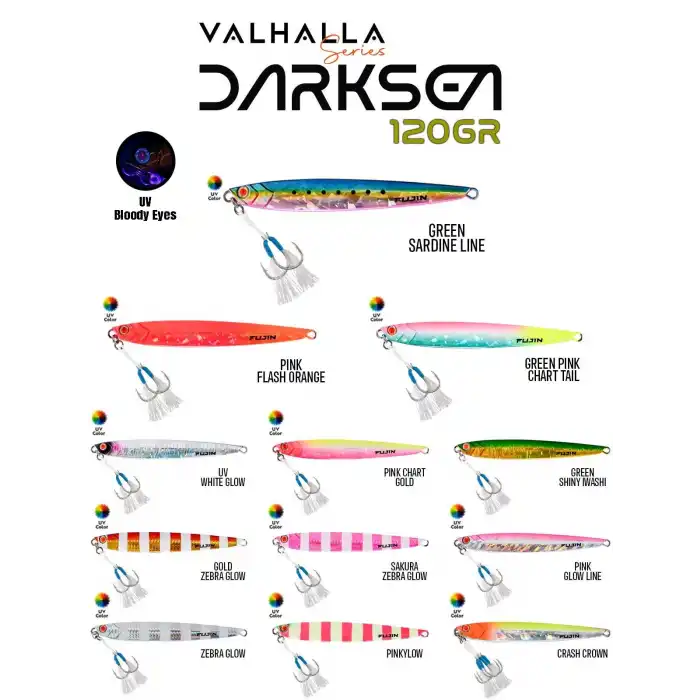 Fujin Valhalla Darksea 120gr Metal Jig Yem