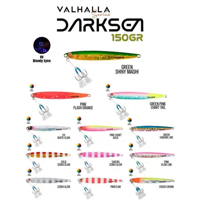 Fujin Valhalla Darksea 150gr Metal Jig Yem