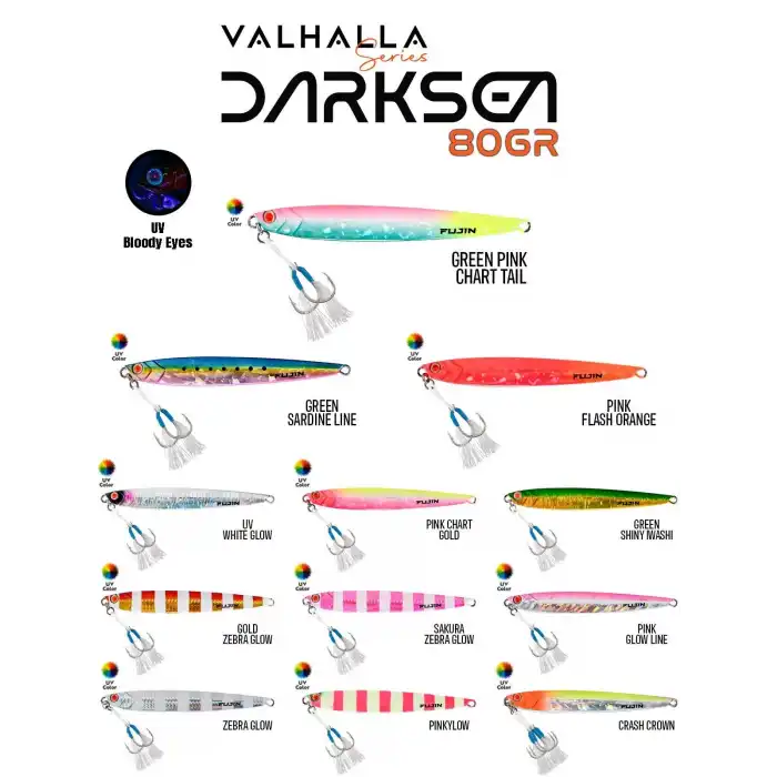 Fujin Valhalla Darksea 80gr Metal Jig Yem