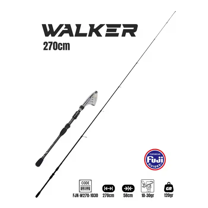 Fujin Walker 270cm 10-30gr Teleskopik Spin Kamışı