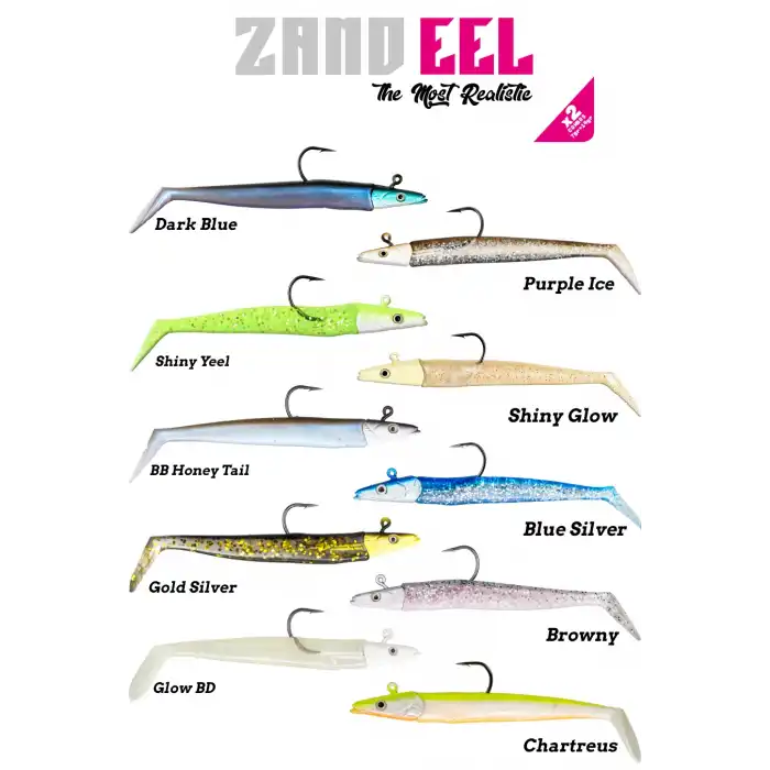 Fujin Zand Eel 11cm 7gr-14gr Double Body+Head Silikon Balık