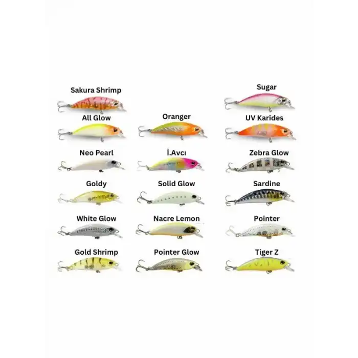 Fujin Ziggy 50mm 3.6gr LRF Maket Balık