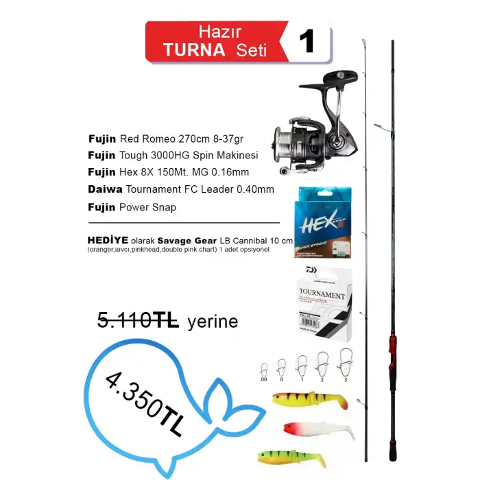 Hazır Turna Olta Takımı - Fujin