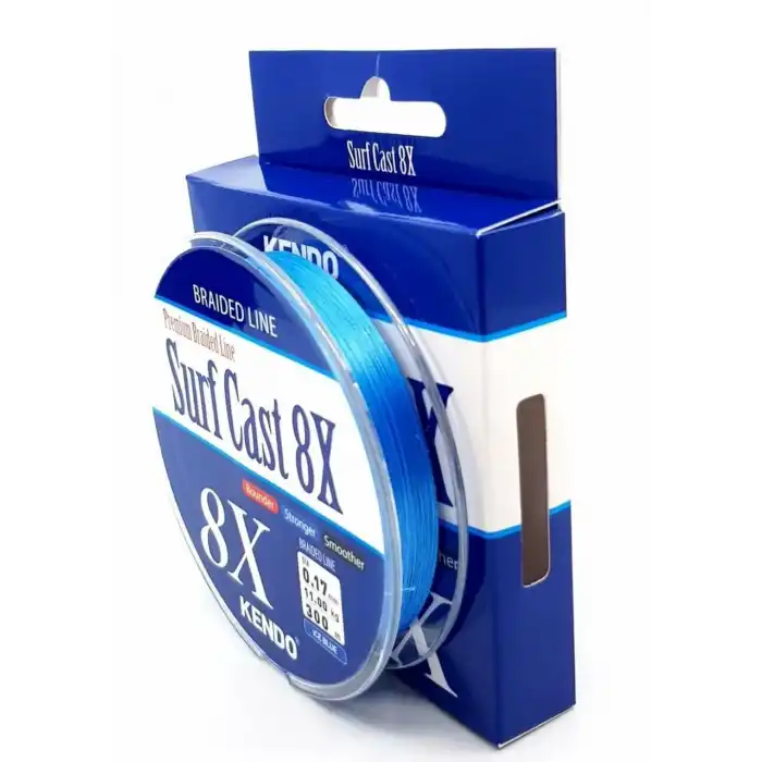 Kendo Surf Cast 8X Fighting 300 mt Örgü İp Misina ( Ice Blue)