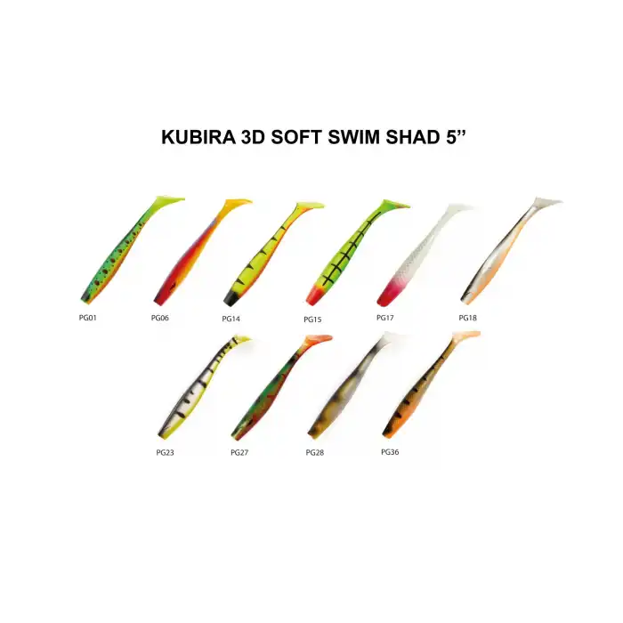 KUBIRA 3D SOFT SWIM SHAD 5