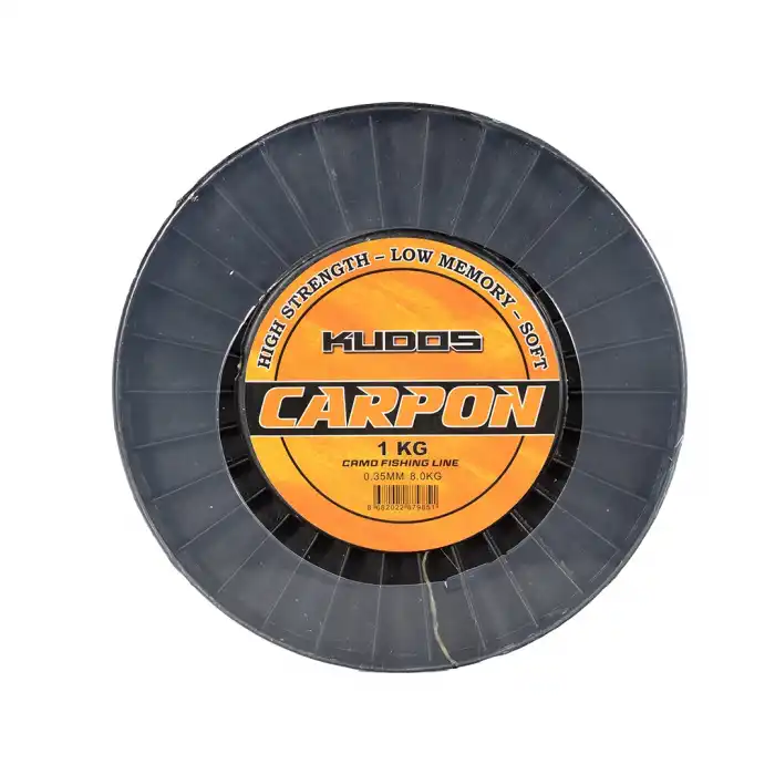 KUDOS CARPON CAMO 0.35MM 1 KG BOBİN MİSİNA