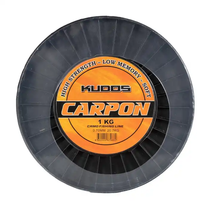 KUDOS CARPON CAMO 0.35MM 1 KG BOBİN MİSİNA