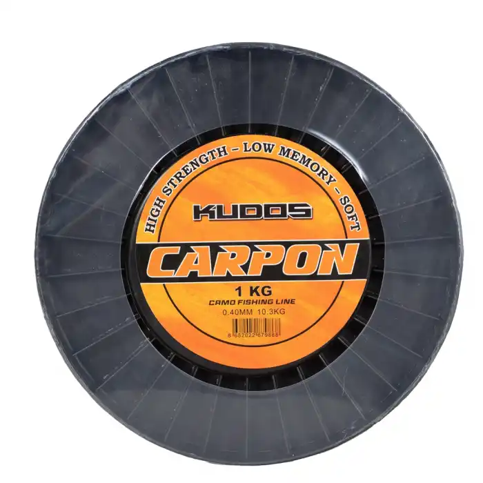 KUDOS CARPON CAMO 0.35MM 1 KG BOBİN MİSİNA