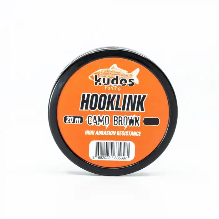 Kudos Hooklink Camo Brown 20m 35 Lb.