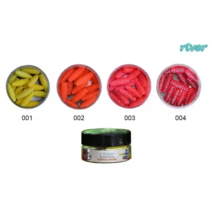 LARVA WORM, 3 CM,15P