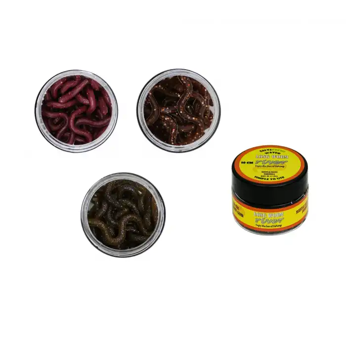 LONG WORM 10 CM BLOODEY 12P
