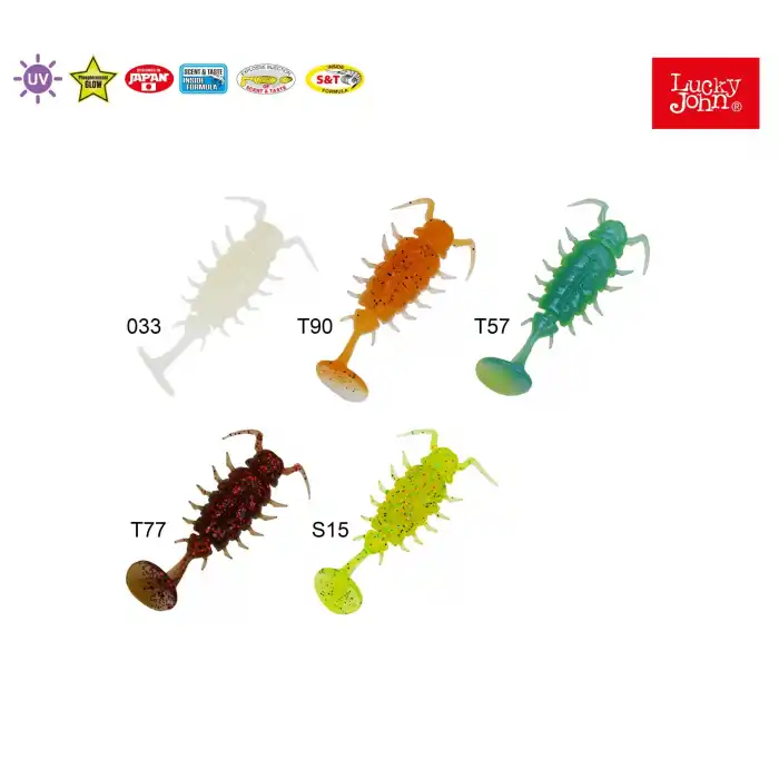 LUCKY JOHN ALIEN BUG 1.5 3.8 CM 10P