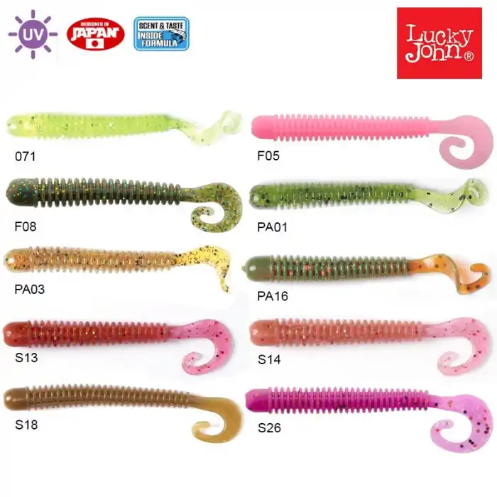 Lucky John Ballist 3.3 (8.38 cm) 8P Silikon Yem