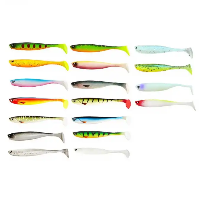 Lucky John Basara 3D Soft Swim 3.5 (8.89 cm) 6P Silikon Yem