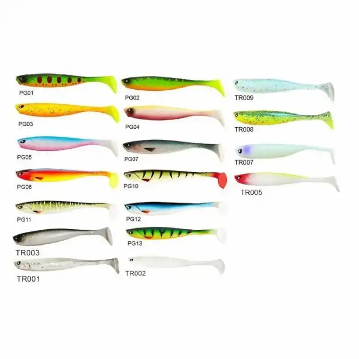 Lucky John Basara 3D Soft Swim 3.5 (8.89 cm) 6P Silikon Yem