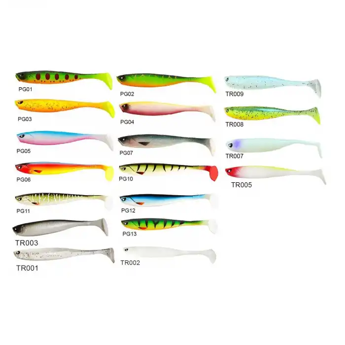 Lucky John Basara 3D Soft Swim 3.5 (8.89 cm) 6P Silikon Yem