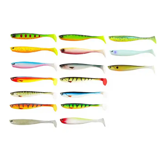 Lucky John Basara 3D Soft Swim 5 (12.7 cm) 4P Silikon Yem