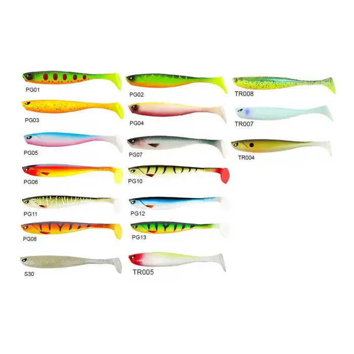 Lucky John Basara 3D Soft Swim 5 (12.7 cm) 4P Silikon Yem