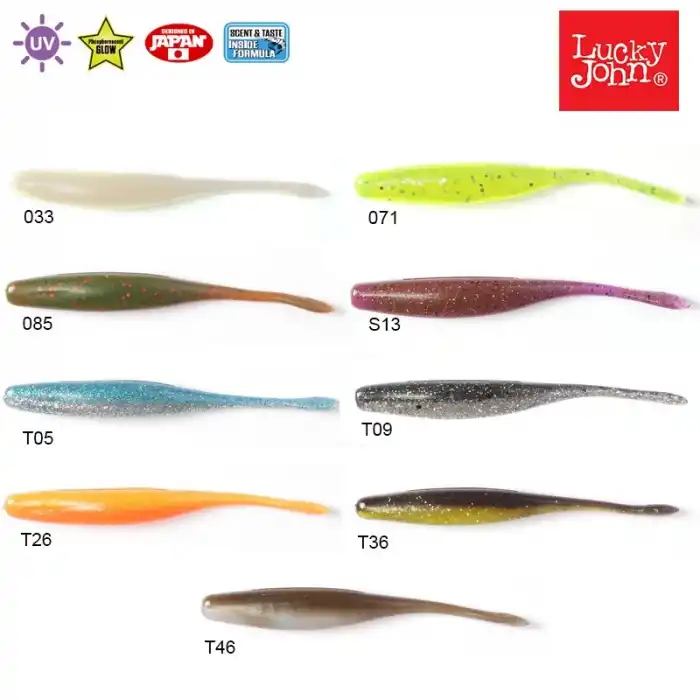 Lucky John Hama Stick 3.5 (8.89 cm) 9P Silikon Yem