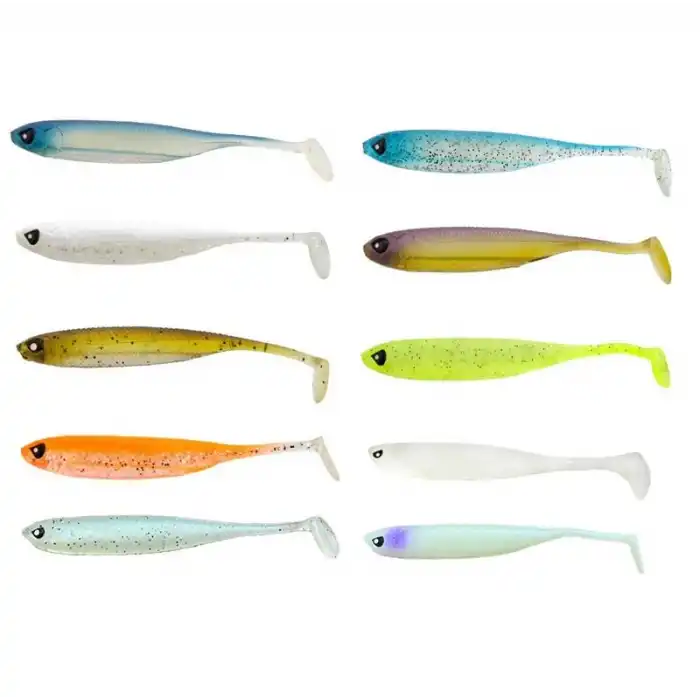 Lucky John Makora 3D Shad Tail 4 (10.16 cm) 6P Silikon Yem