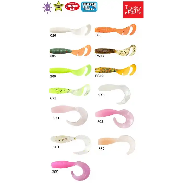 Lucky John Micro Grub 1 (2.5 cm) Silikon Yem 15P