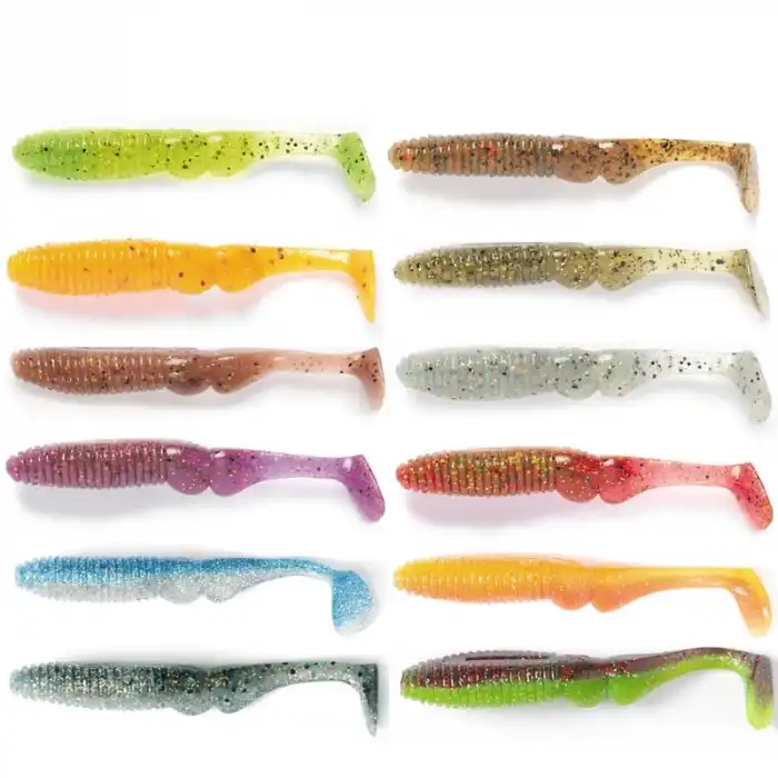 Lucky John Mr. Greedy 3.9 (9.91 cm) 5P Silikon Yem