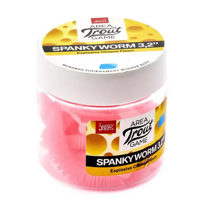 Lucky John Spanky Worm 3.2 (8cm) 10p