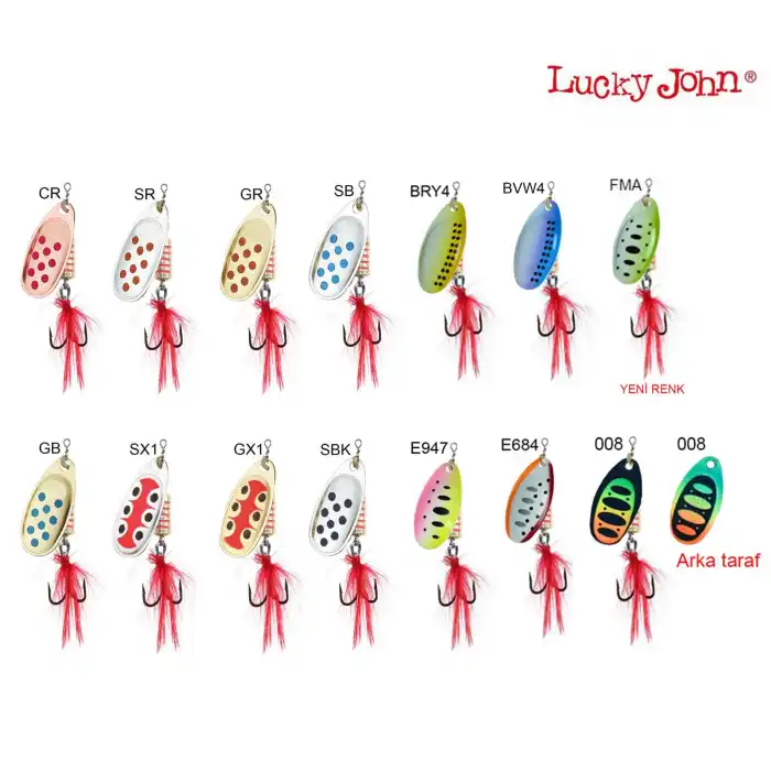 Lucky John Spin X Round Döner Kaşık 8 Gr No:3